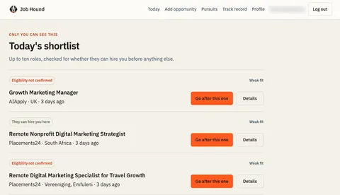 Screenshot 3 of Job Hound
