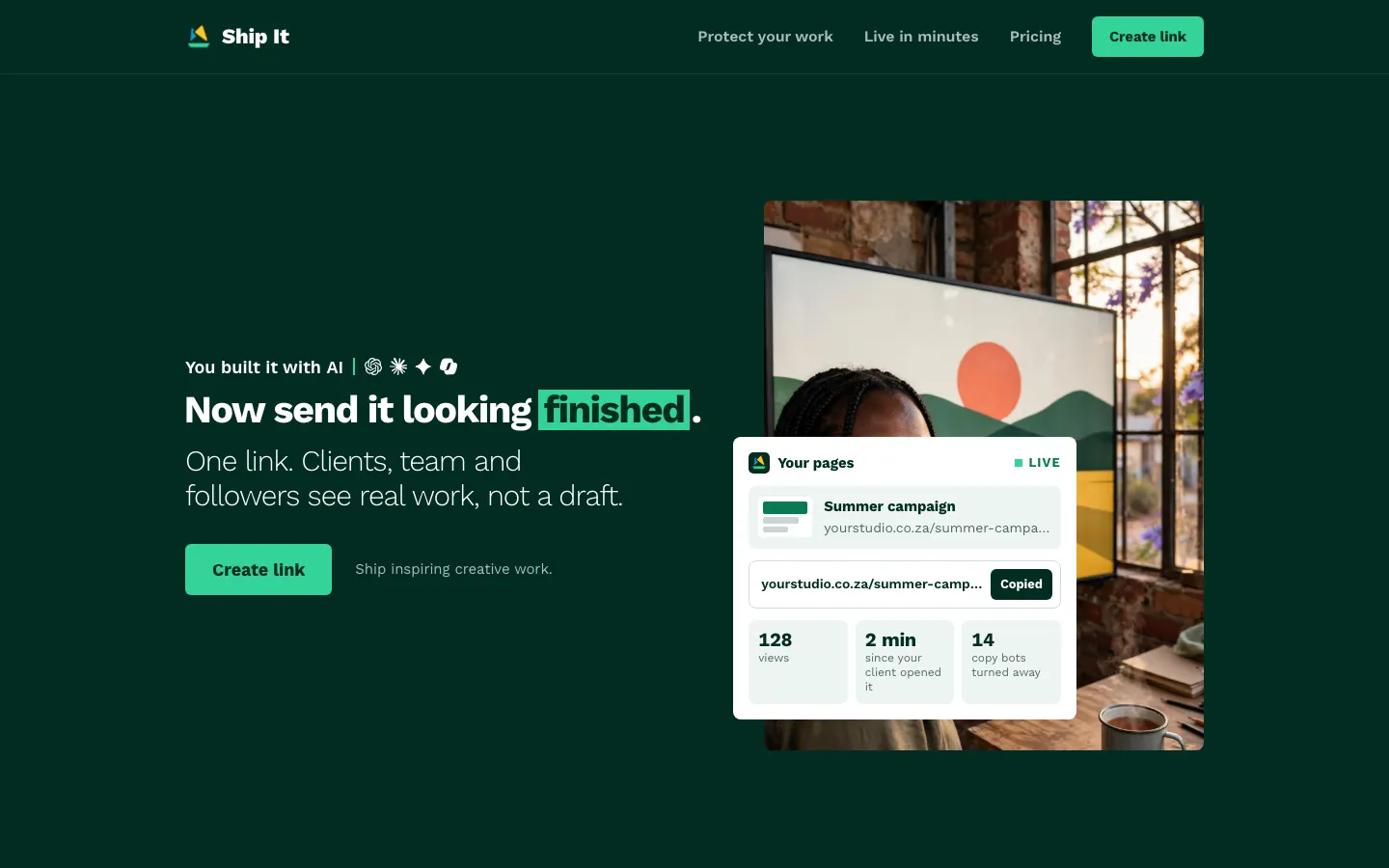 Screenshot of Ship It